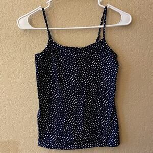 NWOT: Navy Polka Dot Loft Camisole - Size: XS
